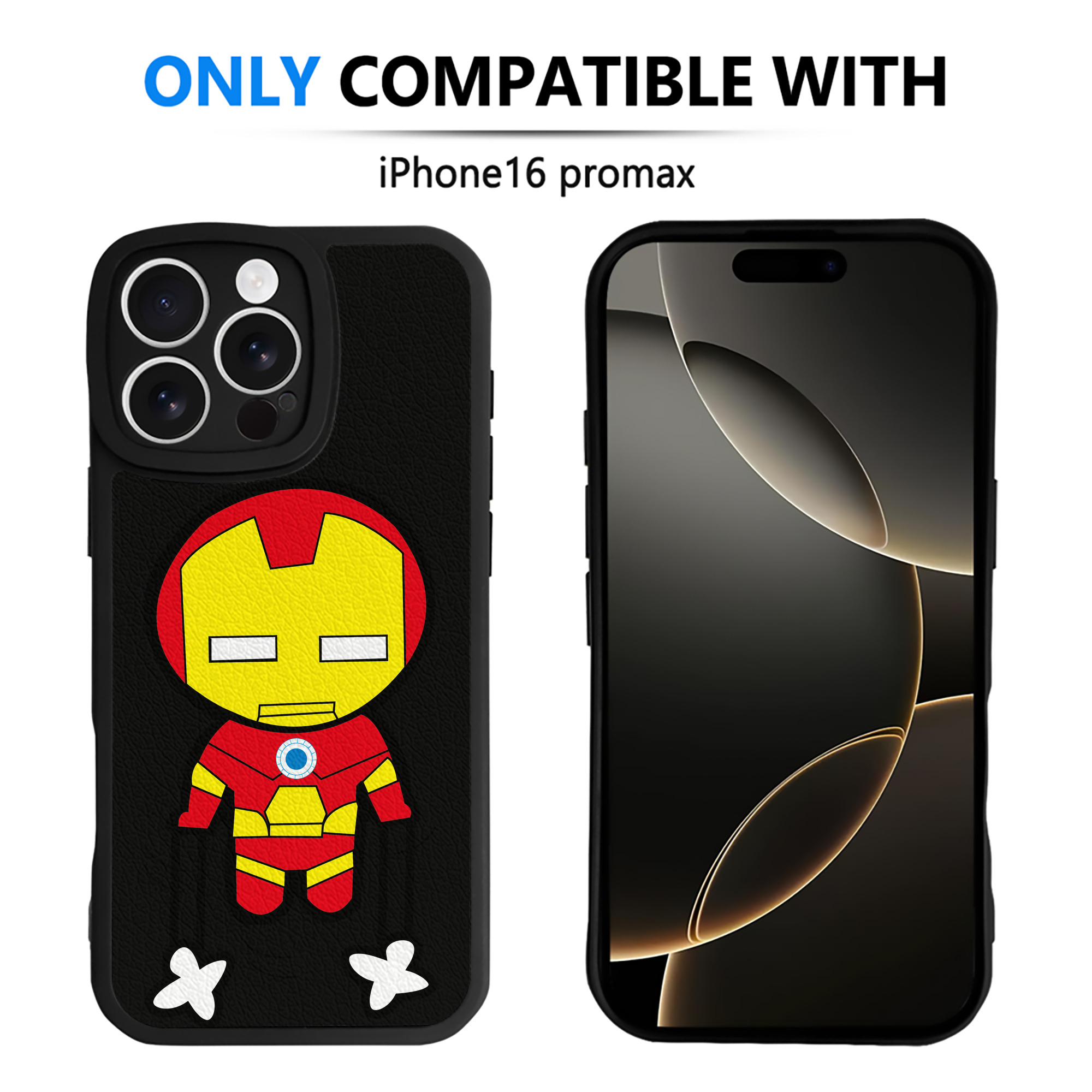 （画像用） アベンジャーズ The Avengers 【iPhone 16シリーズ対応】シリコンスマホケース（レザー調） 材質：シリコン
